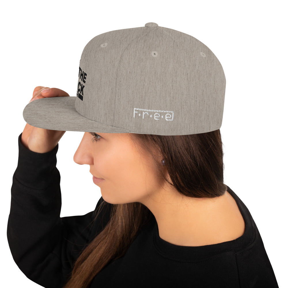 F.r.e.e off the block snapback hat