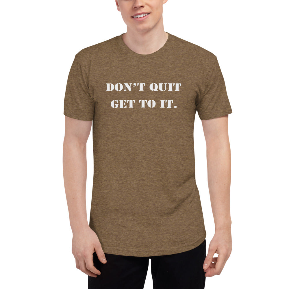 F.R.E.E unisex tri-blend track shirt