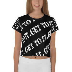 F.R.E.E crop tee