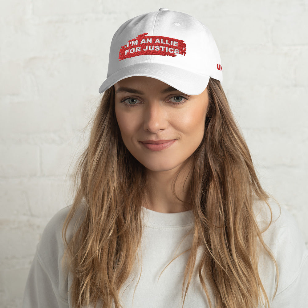 F.r.e.e justice dad hat