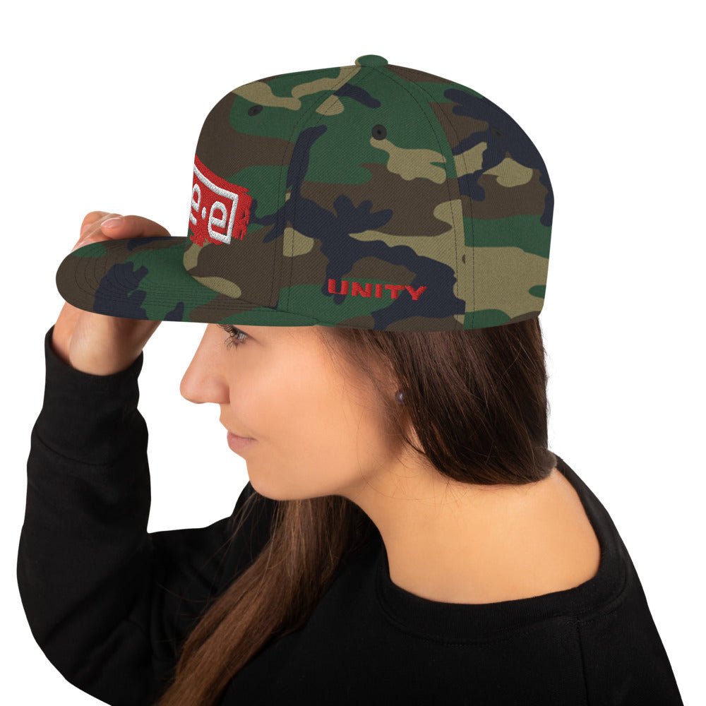 F.r.e.e camo snapback hat