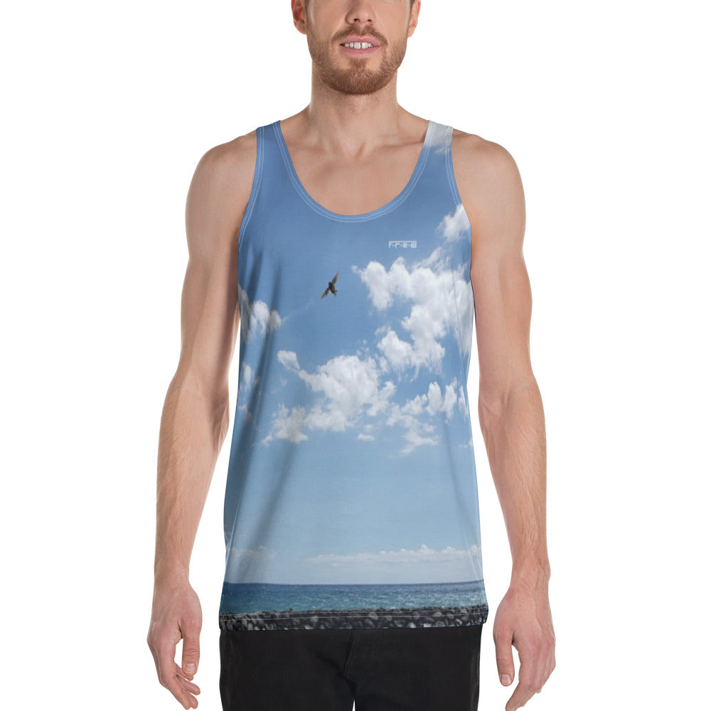 F.R.E.E unisex tank top