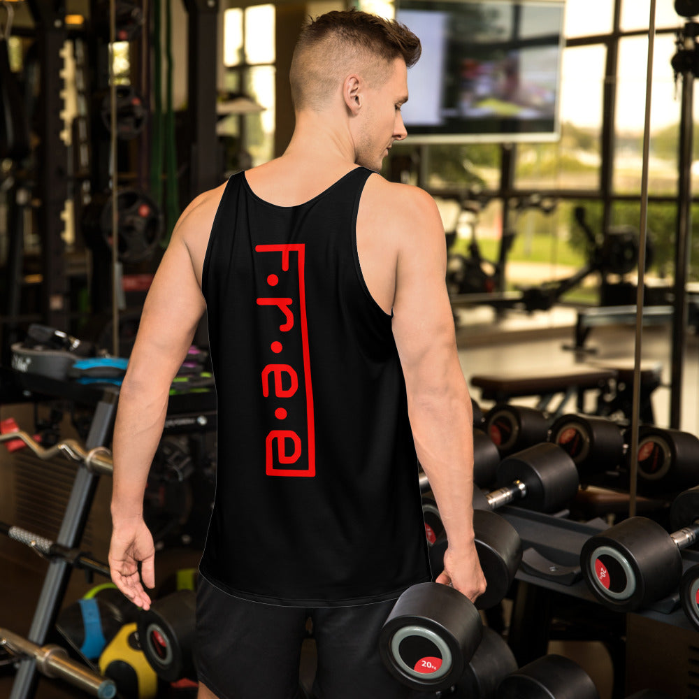 F.r.e.e unisex tank top