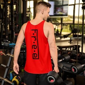 F.r.e.e unisex tank top