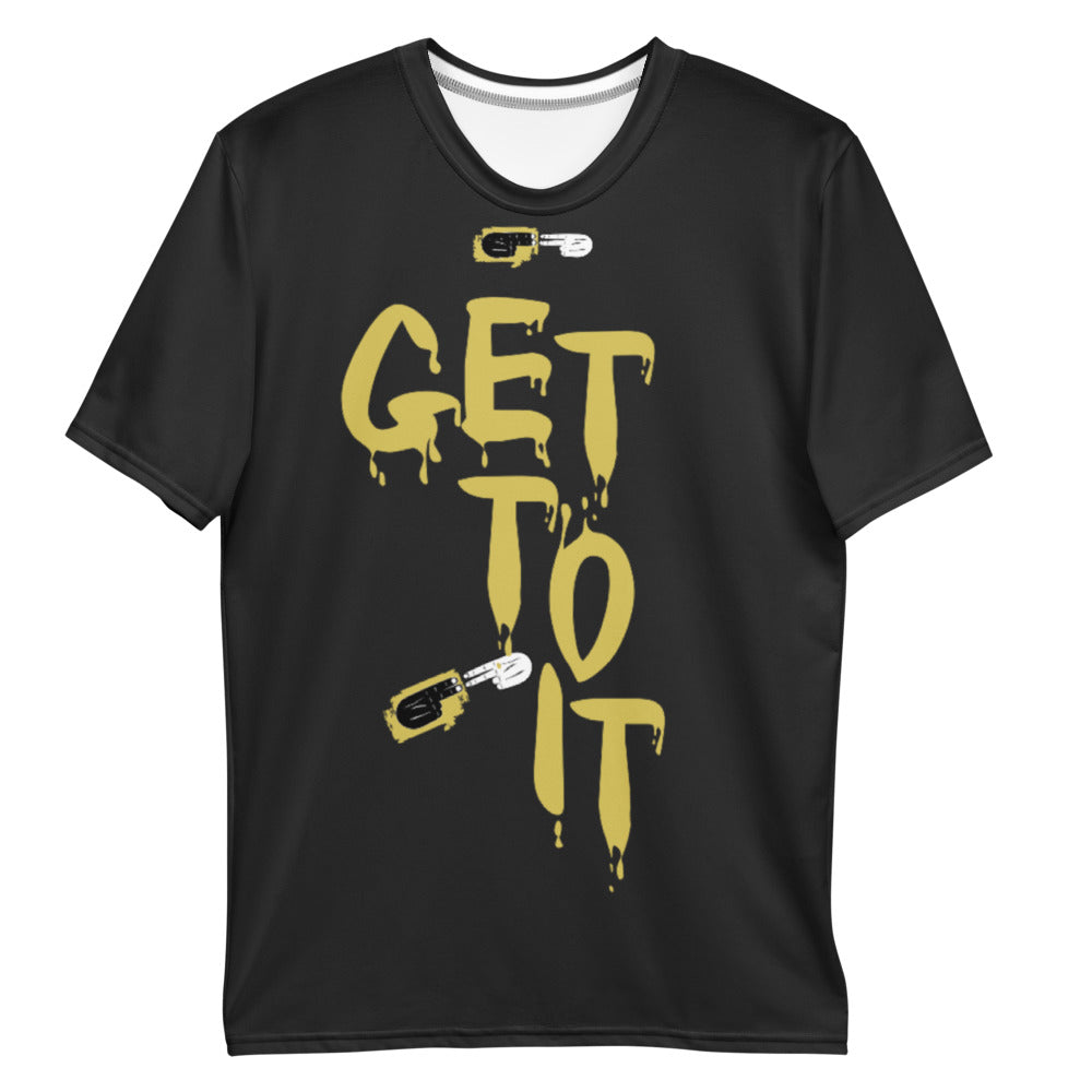 F.r.e.e get to it gold hands men's t-shirt