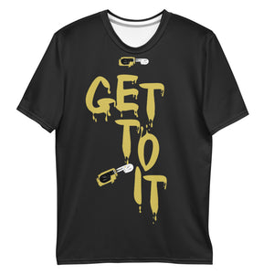 F.r.e.e get to it gold hands men's t-shirt