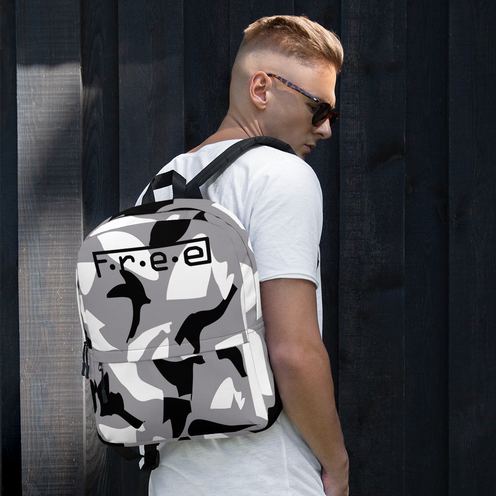 F.R.E.E light camo backpack