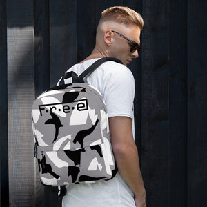 F.R.E.E light camo backpack