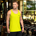 F.r.e.e yellow unisex tank top