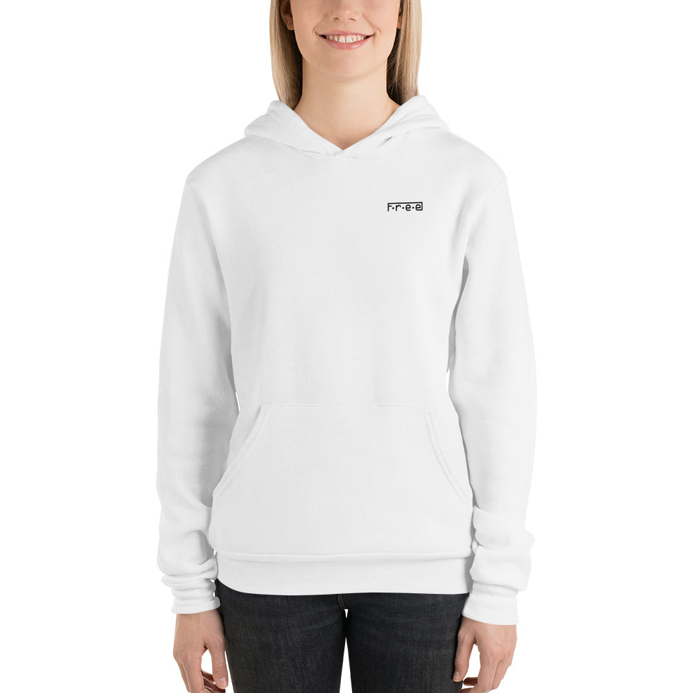 F.R.E.E unisex hoodie