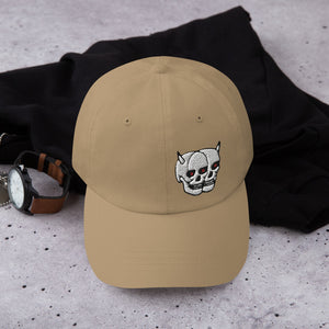 F.r.e.e twin skull dad hat