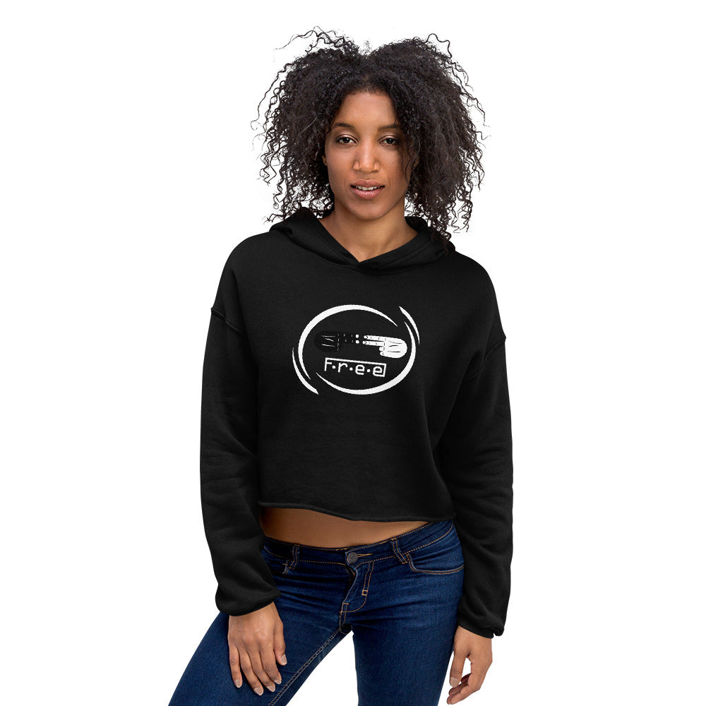 F.R.E.E Fleece Crop Hoodie