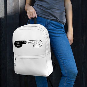 F.R.E.E white hands get to it backpack
