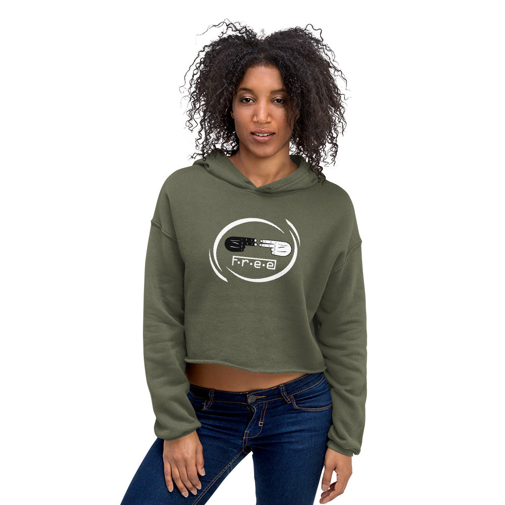 F.R.E.E Fleece Crop Hoodie