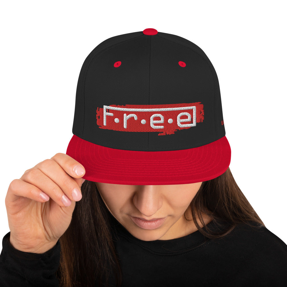 F.r.e.e camo snapback hat