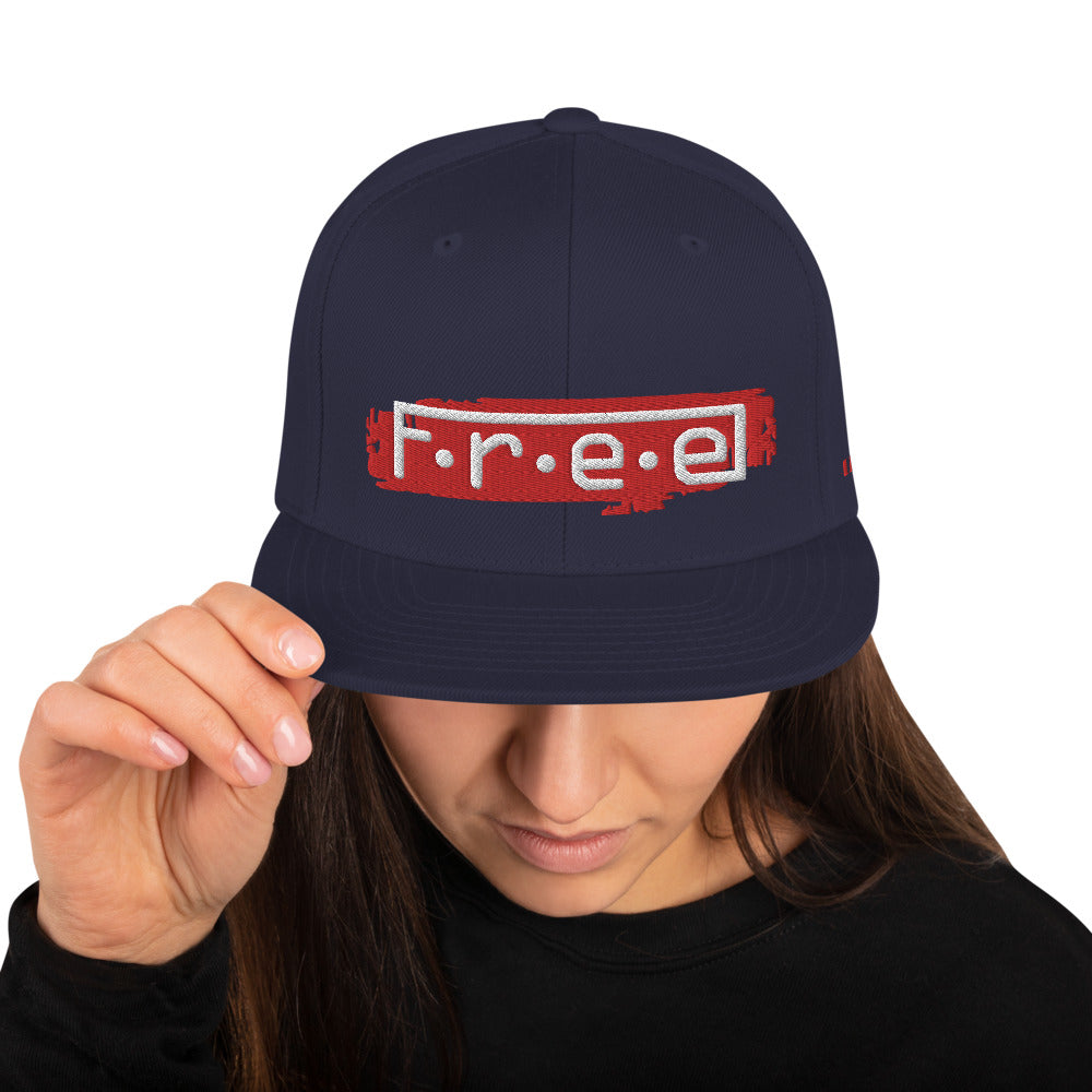 F.r.e.e camo snapback hat