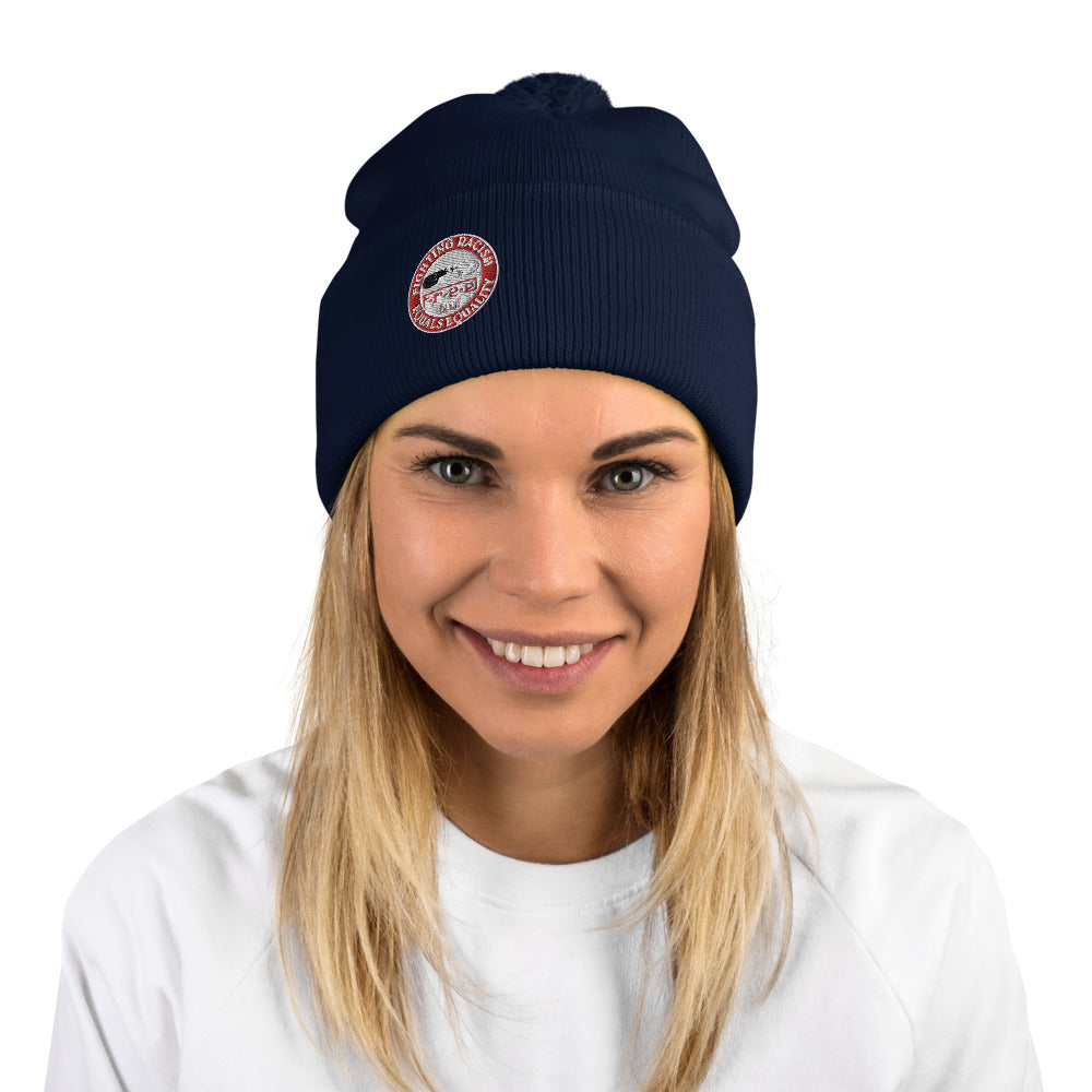 F.r.e.e pom-pom beanie