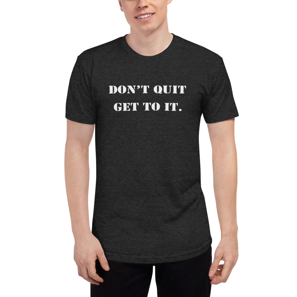 F.R.E.E unisex tri-blend track shirt