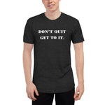 F.R.E.E unisex tri-blend track shirt