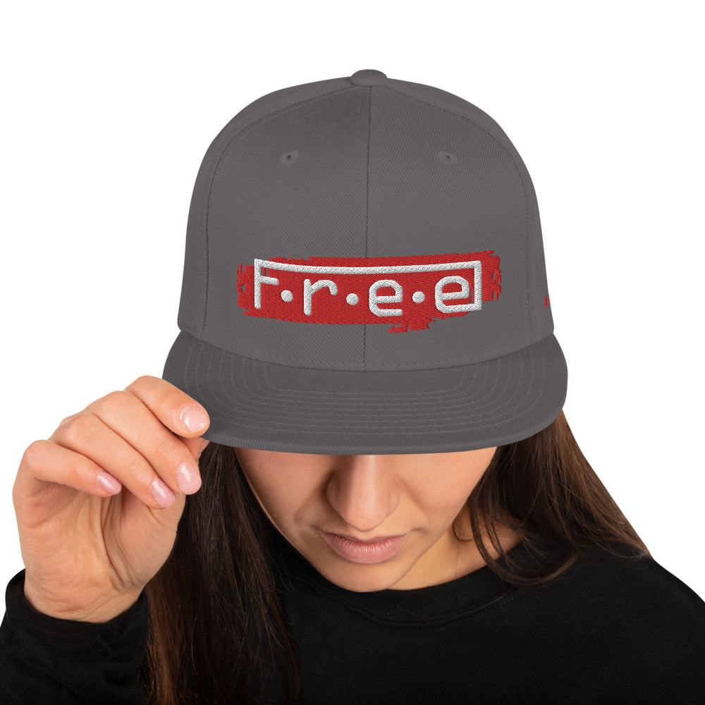 F.r.e.e camo snapback hat