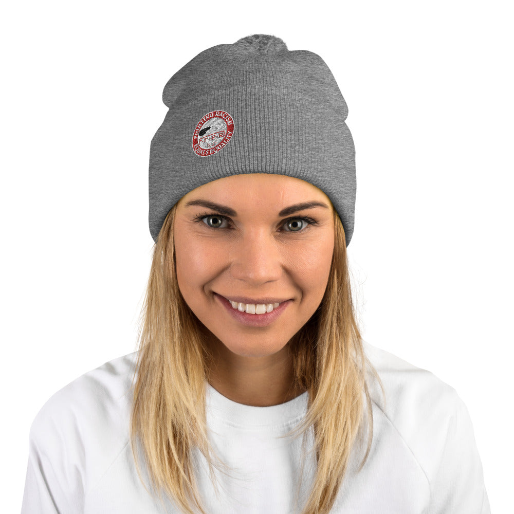 F.r.e.e pom-pom beanie
