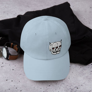 F.r.e.e twin skull dad hat