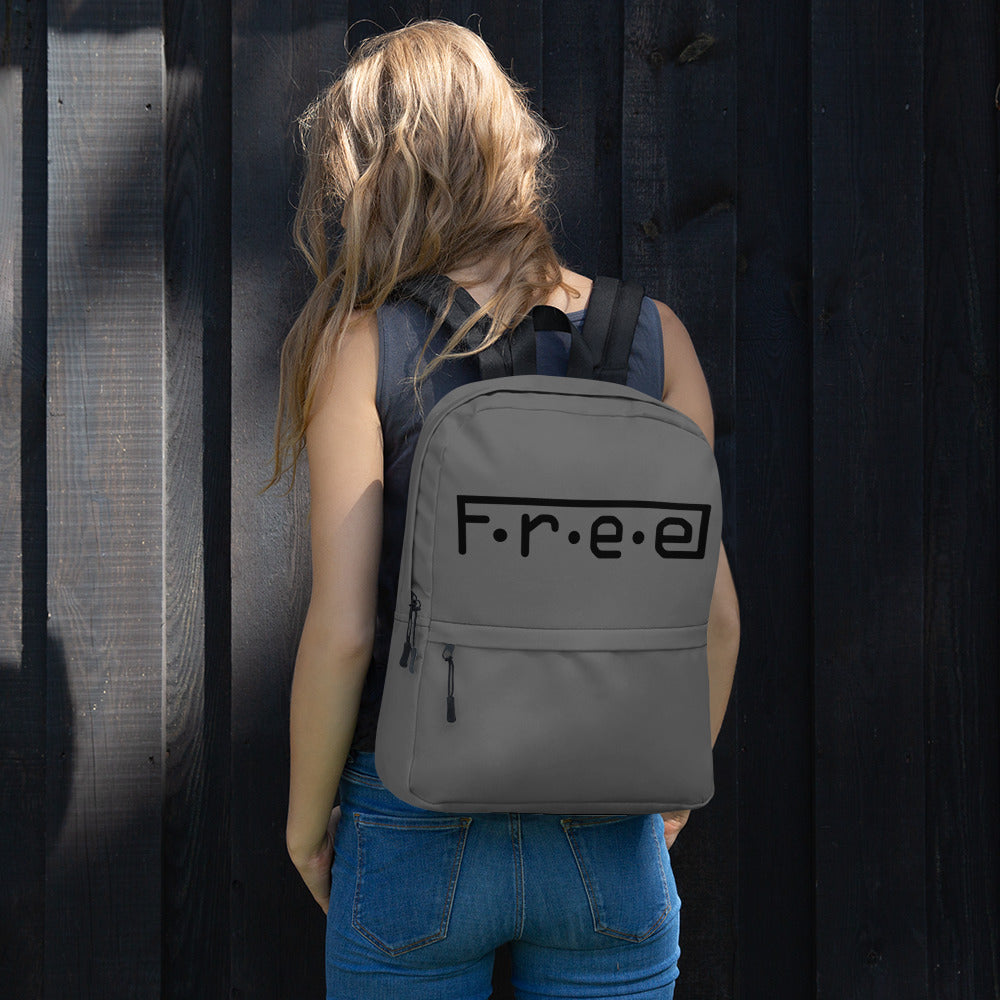 F.R.E.E Grey backpack