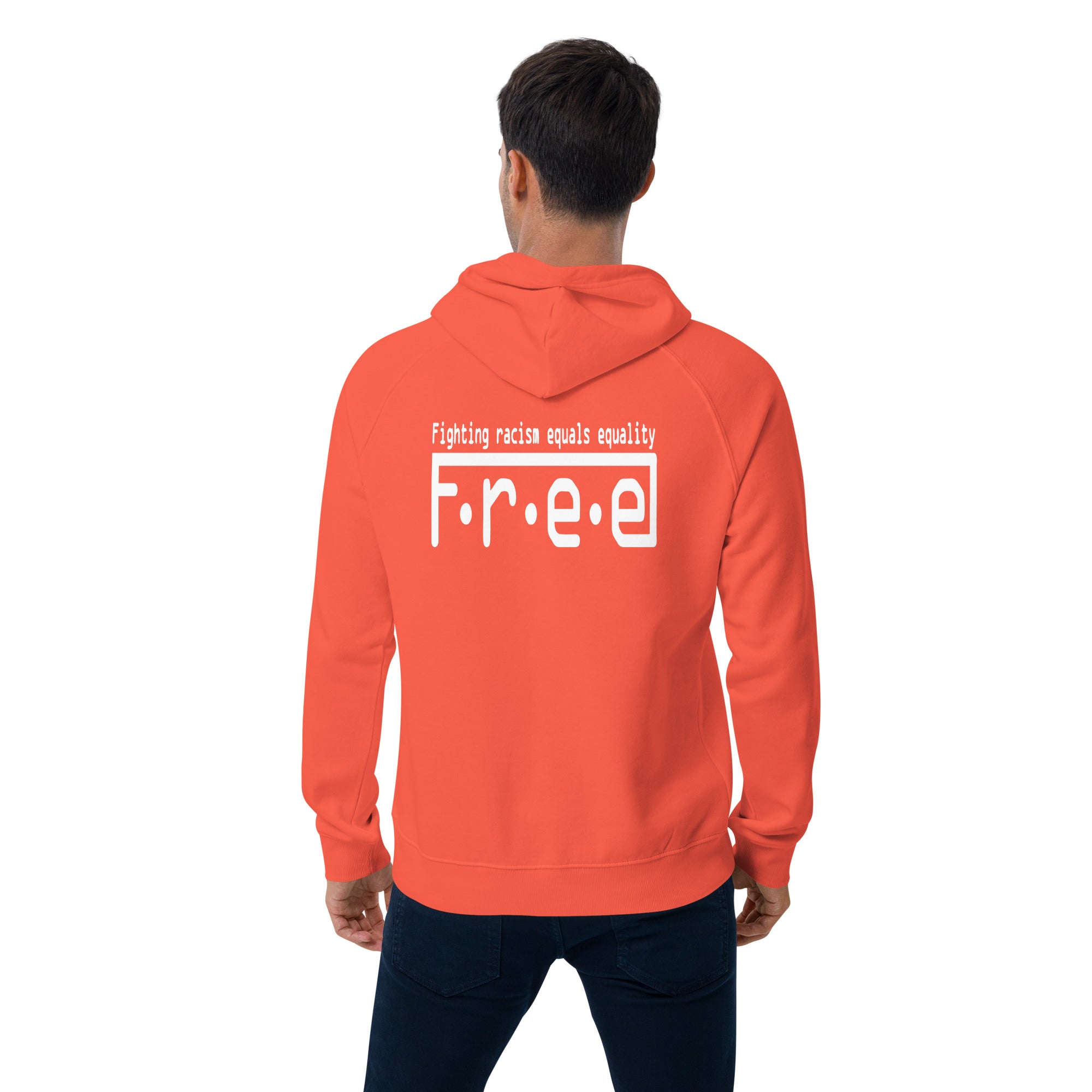F.r.e.e tiger 3 javascript Unisex eco raglan hoodie