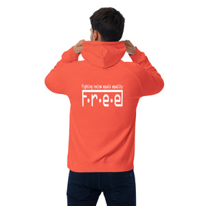 F.r.e.e tiger 3 javascript Unisex eco raglan hoodie