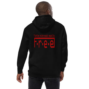 F.r.e.e soldier black and red Unisex fashion hoodie