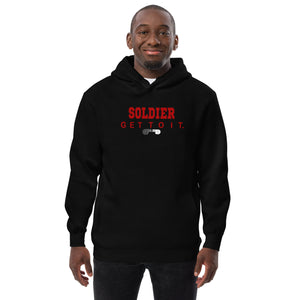 F.r.e.e soldier black and red Unisex fashion hoodie