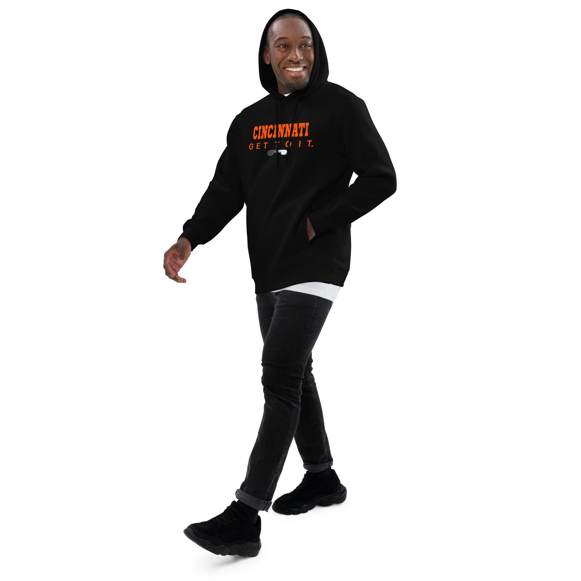 F.r.e.e Cinn black Unisex fashion hoodie