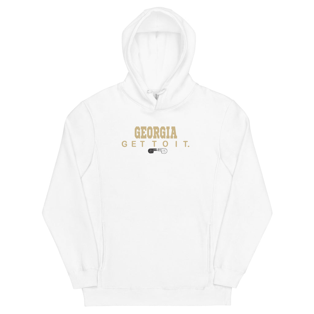F.r.e.e Georgia white Unisex fashion hoodie