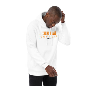 F.r.e.e I.C. orange white Unisex fashion hoodie