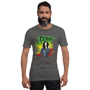 F.r.e.e Mar blue jean jacket t-shirt