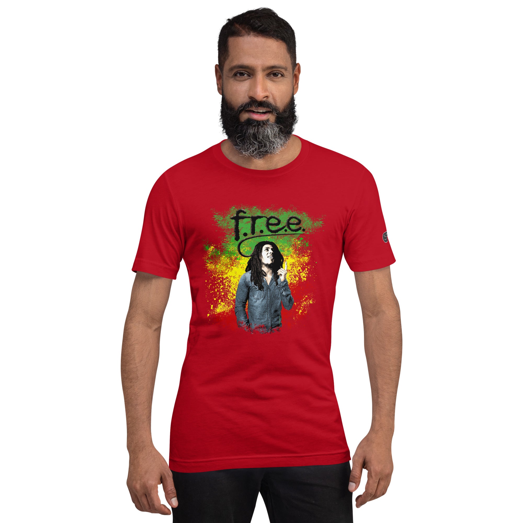 F.r.e.e Mar blue jean jacket t-shirt