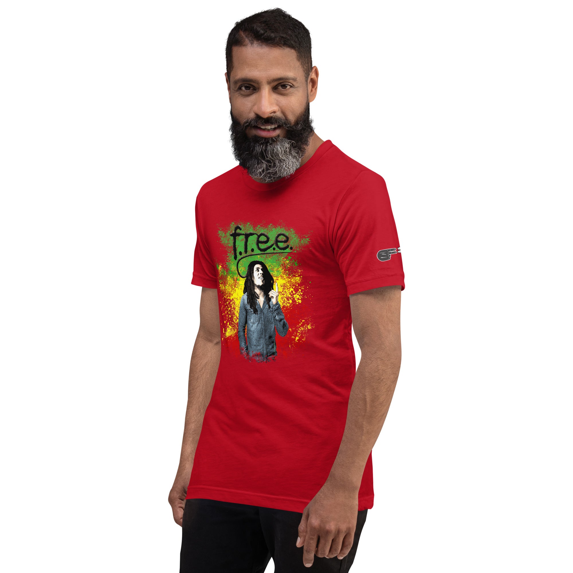 F.r.e.e Mar blue jean jacket t-shirt