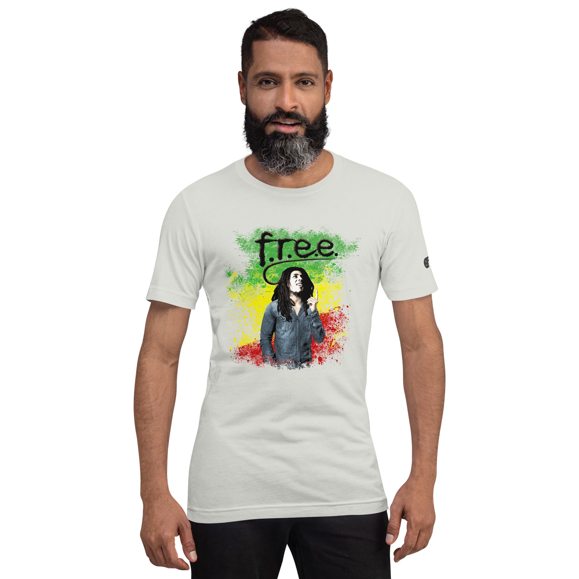F.r.e.e Mar blue jean jacket t-shirt