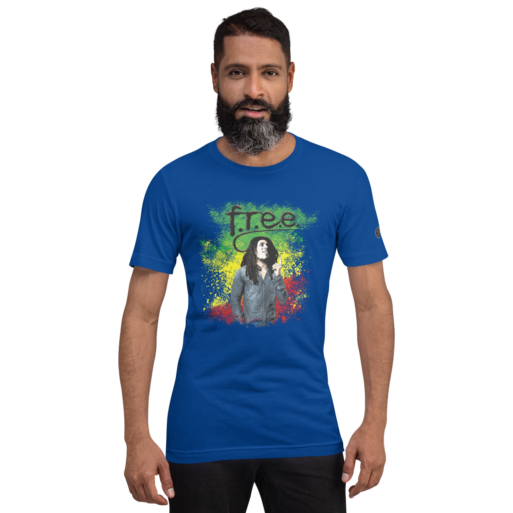 F.r.e.e Mar blue jean jacket t-shirt