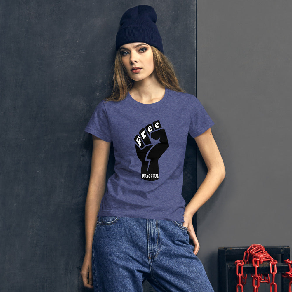 F.r.e.e peaceful Women's short sleeve t-shirt