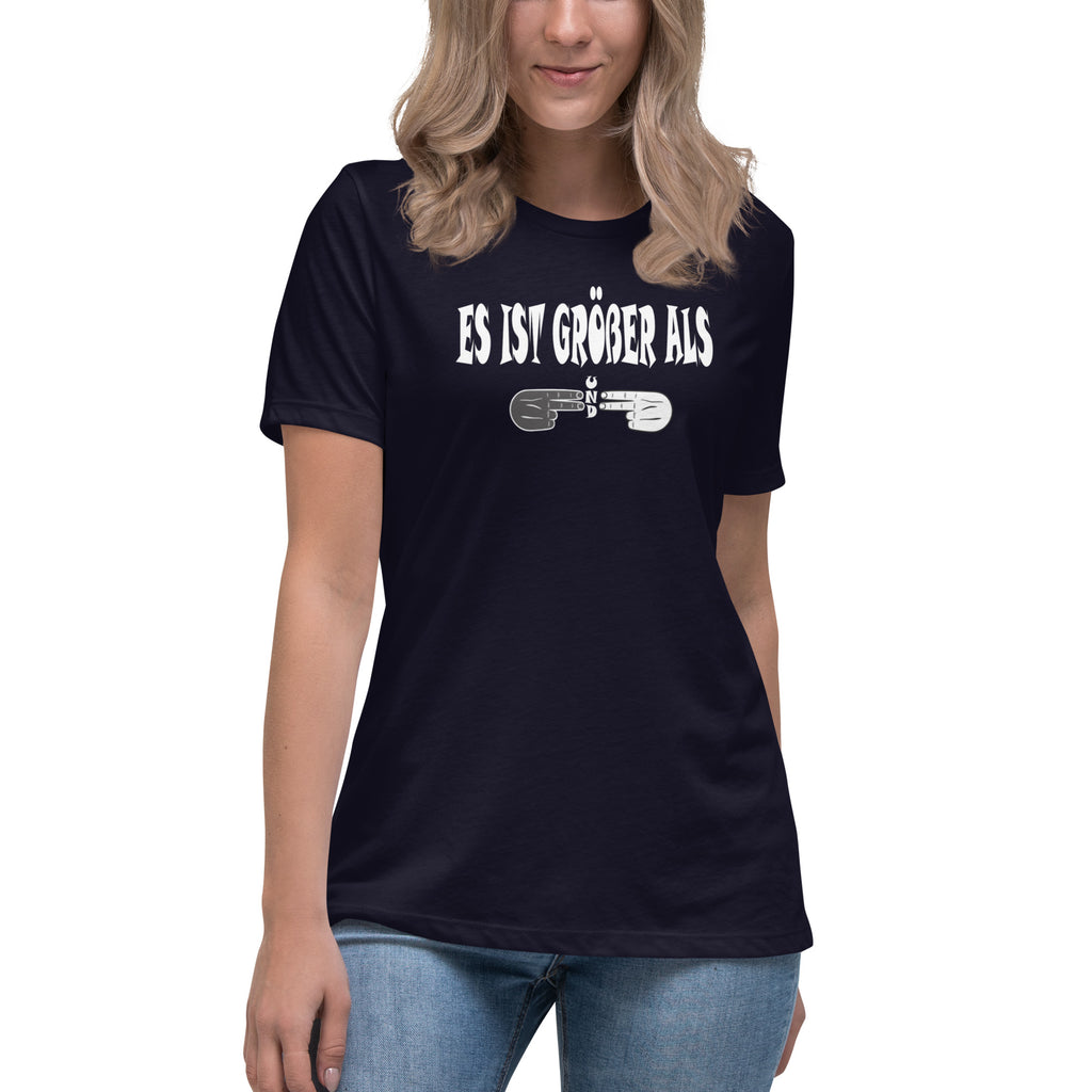 F.r.e.e It’s bigger than German Women's Relaxed T-Shirt