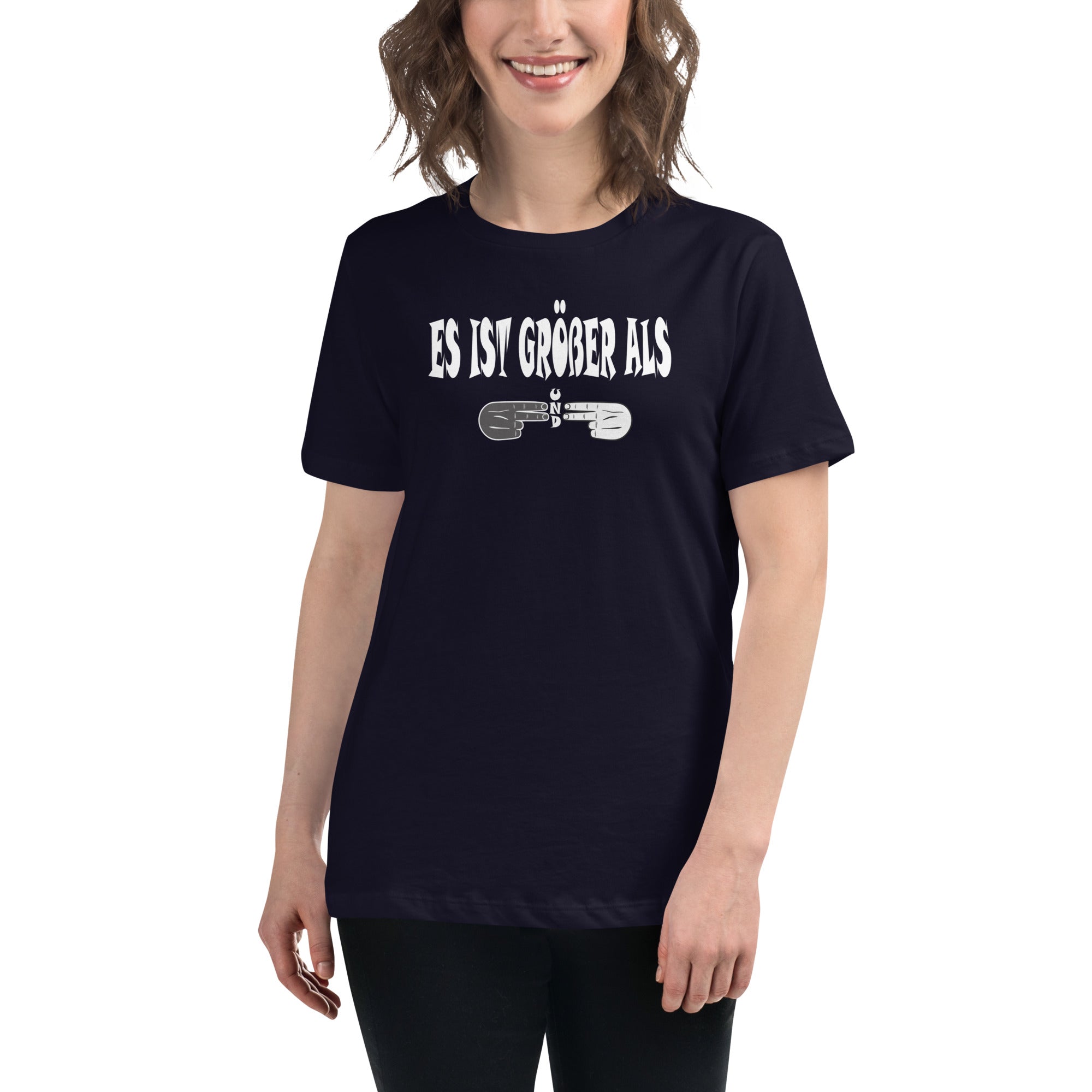 F.r.e.e It’s bigger than German Women's Relaxed T-Shirt